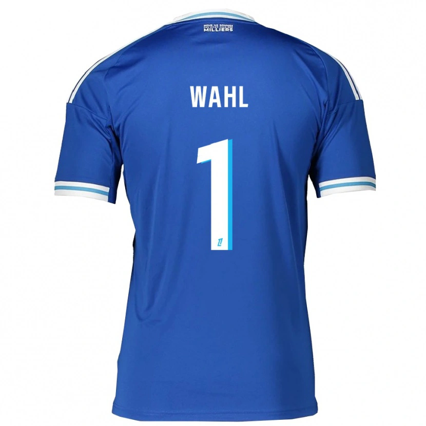 Danxen Uomo Maglia Manon Wahl #1 Blu Bianco Kit Gara Home 2025/26 Maglietta