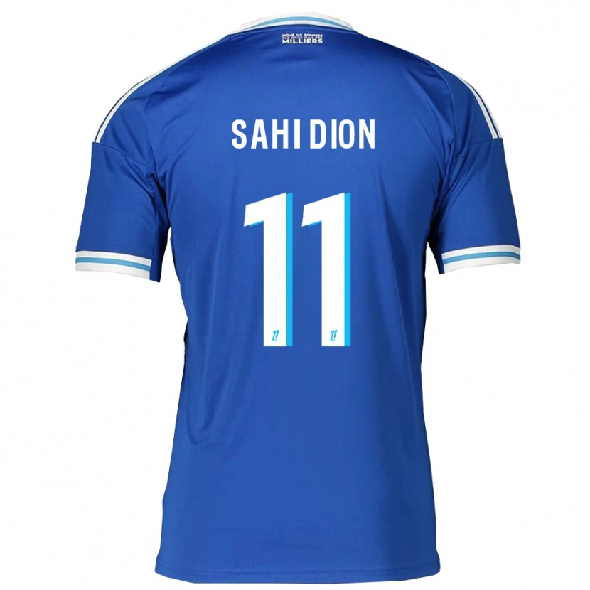 Danxen Uomo Maglia Moïse Sahi Dion #11 Blu Bianco Kit Gara Home 2025/26 Maglietta