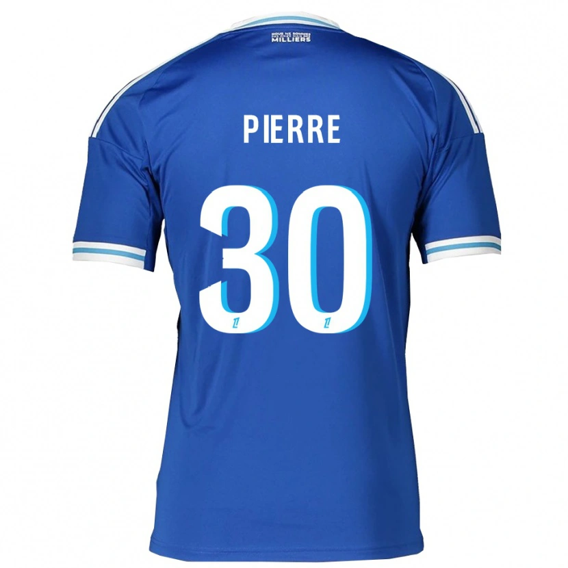 Danxen Uomo Maglia Alexandre Pierre #30 Blu Bianco Kit Gara Home 2025/26 Maglietta