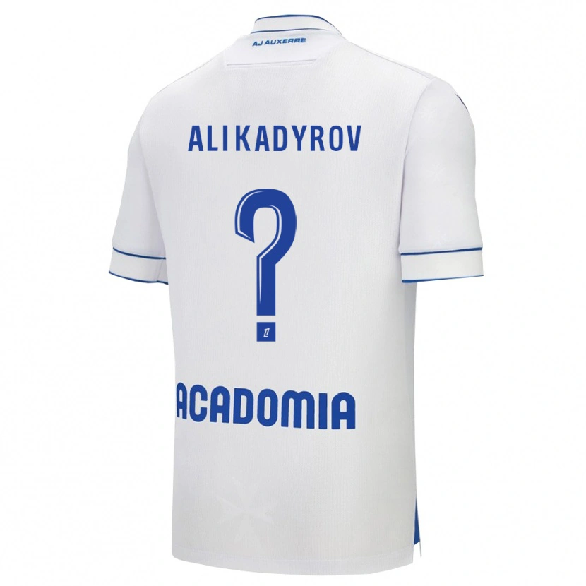 Danxen Uomo Maglia Tourpal Ali Kadyrov #0 Bianco Blu Kit Gara Home 2025/26 Maglietta