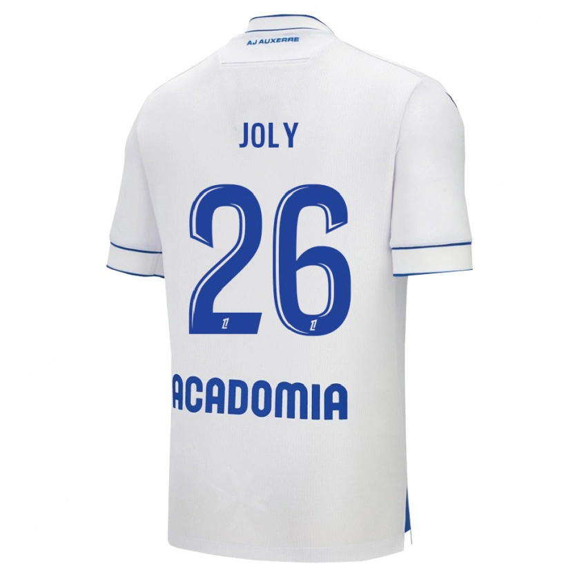 Danxen Uomo Maglia Paul Joly #26 Bianco Blu Kit Gara Home 2025/26 Maglietta