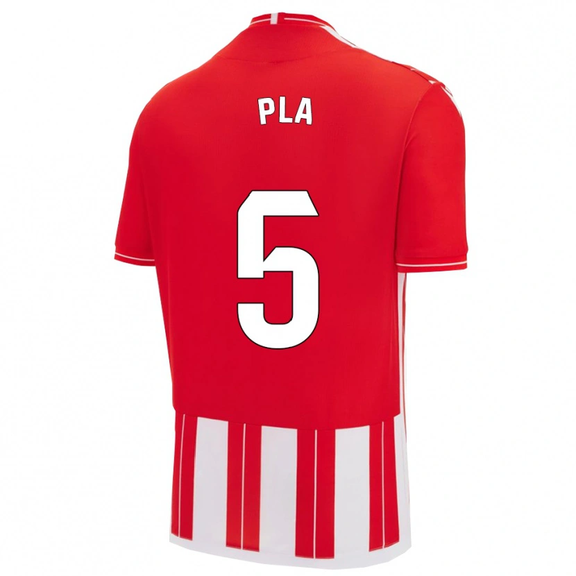 Danxen Uomo Maglia Edu Pla #5 Rosso Bianco Kit Gara Home 2025/26 Maglietta
