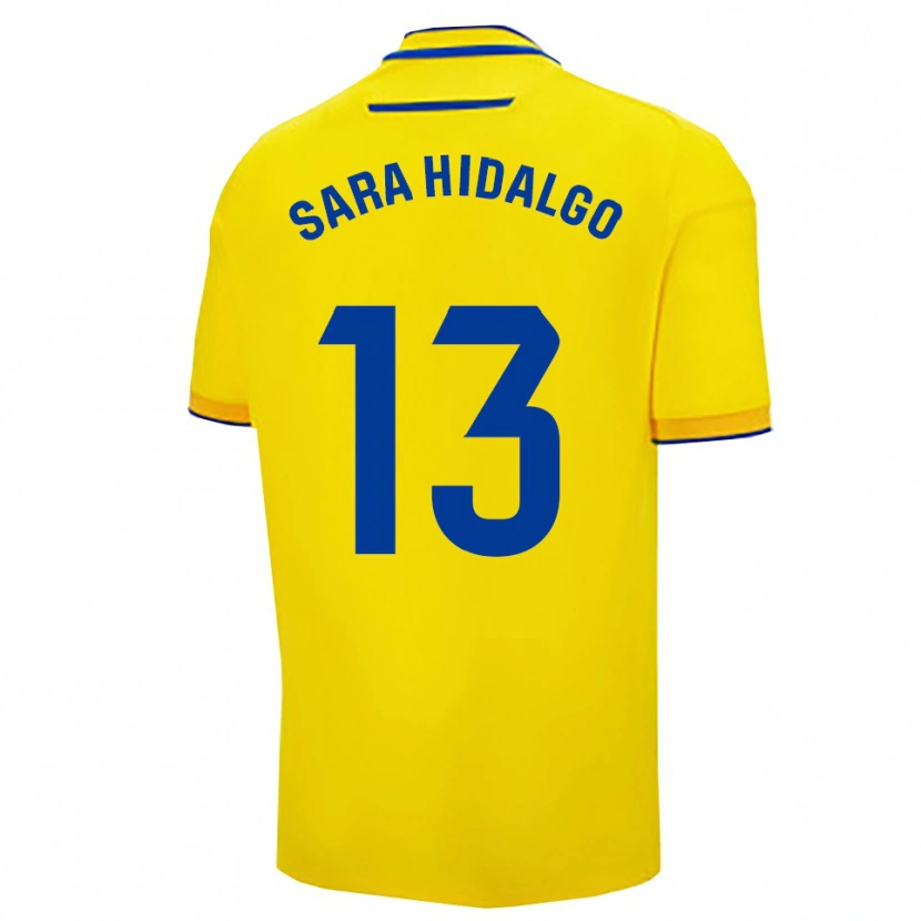 Danxen Uomo Maglia Sara Hidalgo Merino #13 Giallo Blu Scuro Kit Gara Home 2025/26 Maglietta