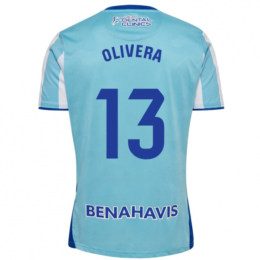 Danxen Uomo Maglia Fernando Olivera #13 Azzurro Bianco Kit Gara Home 2025/26 Maglietta