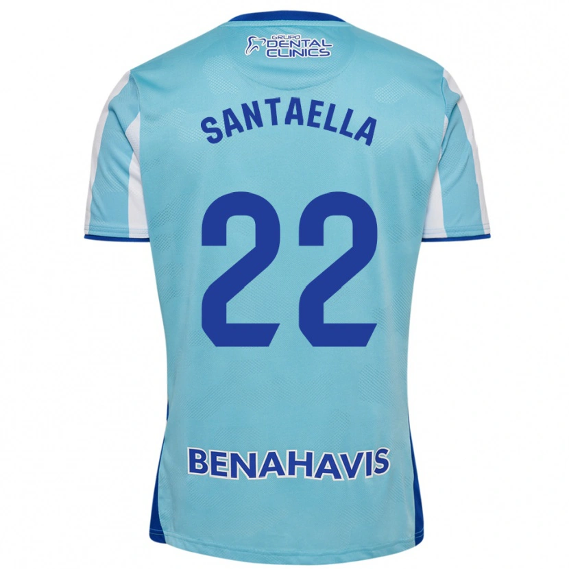 Danxen Uomo Maglia Miguel Santaella #22 Azzurro Bianco Kit Gara Home 2025/26 Maglietta