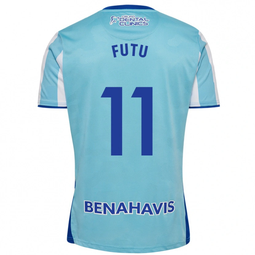 Danxen Uomo Maglia Mirian Córdoba Álvarez #11 Azzurro Bianco Kit Gara Home 2025/26 Maglietta