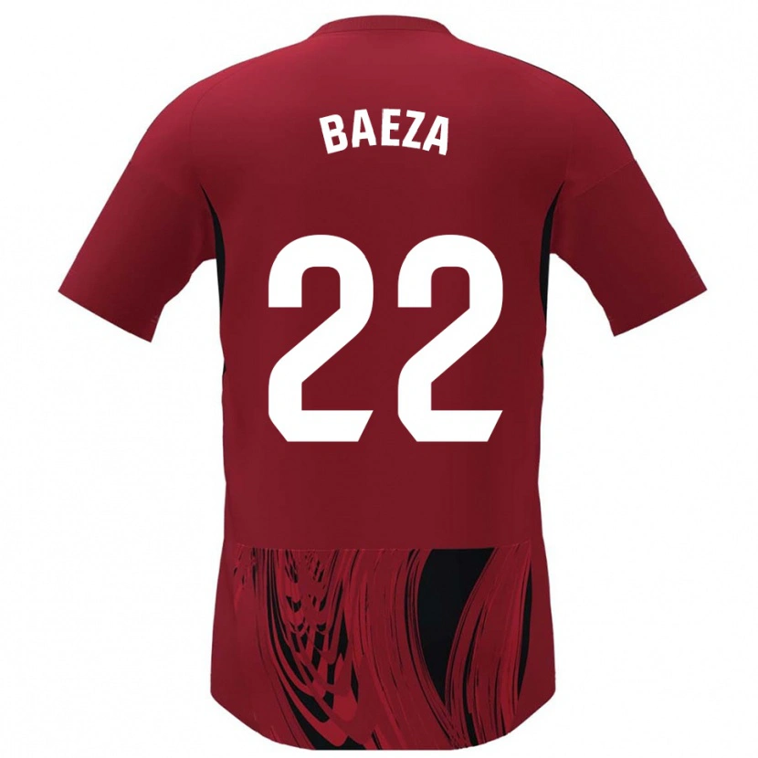 Danxen Uomo Maglia Miguel Baeza #22 Rosso Nero Kit Gara Home 2025/26 Maglietta