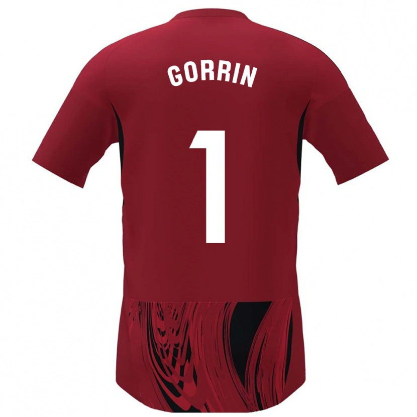 Danxen Uomo Maglia Ale Gorrin #1 Rosso Nero Kit Gara Home 2025/26 Maglietta