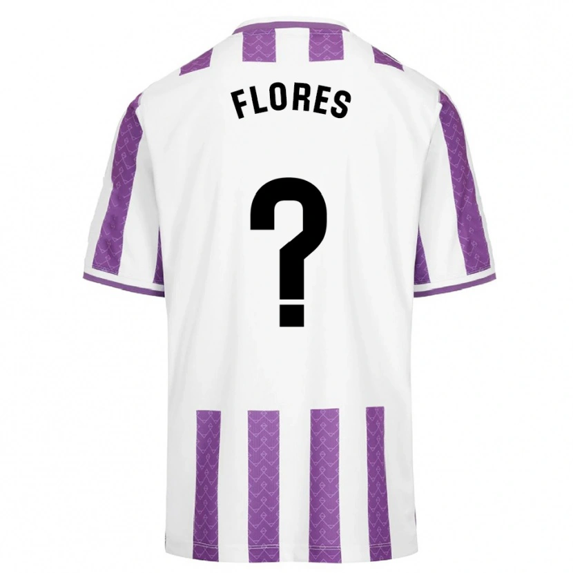 Danxen Uomo Maglia Miguel Flores #0 Viola Bianco Kit Gara Home 2025/26 Maglietta