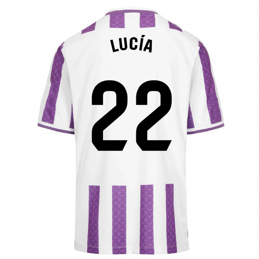 Danxen Uomo Maglia Lucía Familiar Martín #22 Viola Bianco Kit Gara Home 2025/26 Maglietta