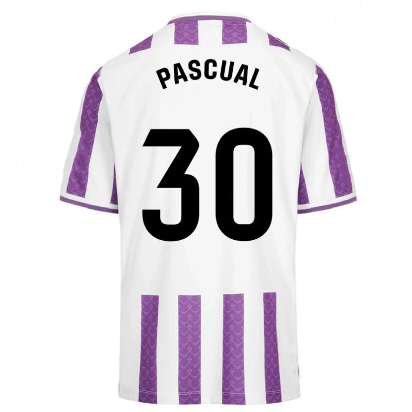Danxen Uomo Maglia Adrián Pascual #30 Viola Bianco Kit Gara Home 2025/26 Maglietta