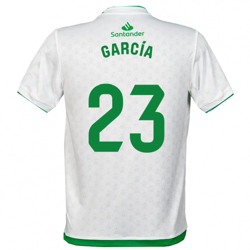 Danxen Uomo Maglia Mario García #23 Verde Bianco Kit Gara Home 2025/26 Maglietta