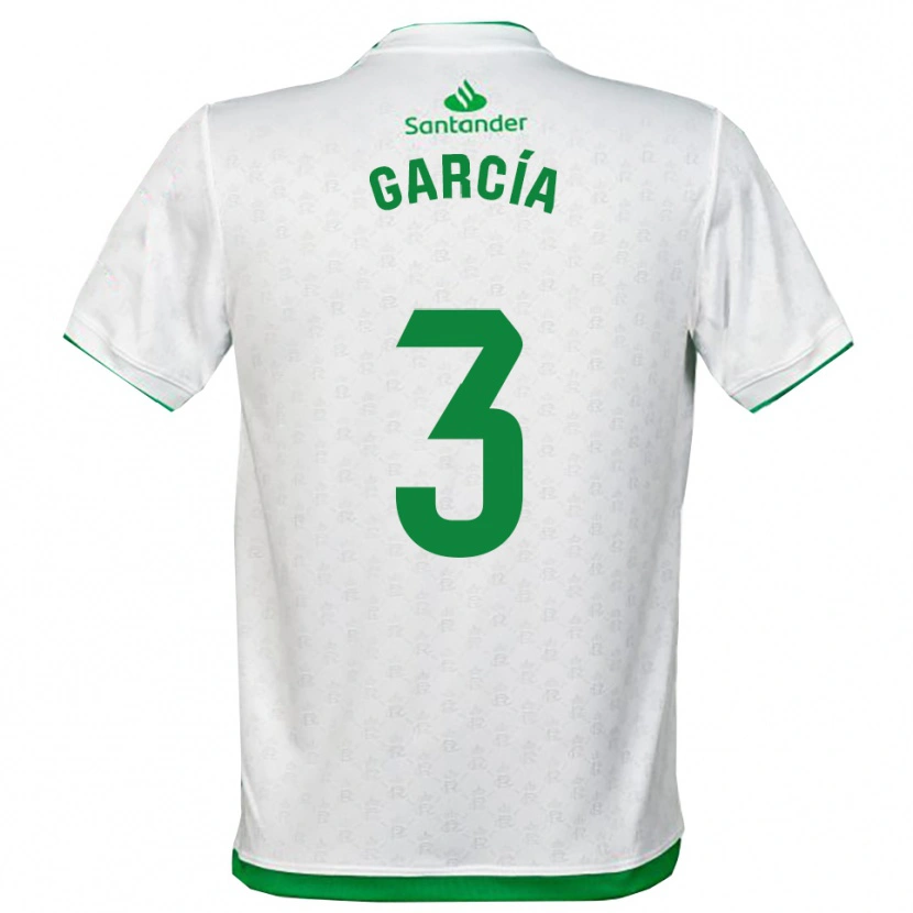 Danxen Uomo Maglia Saúl García #3 Verde Bianco Kit Gara Home 2025/26 Maglietta
