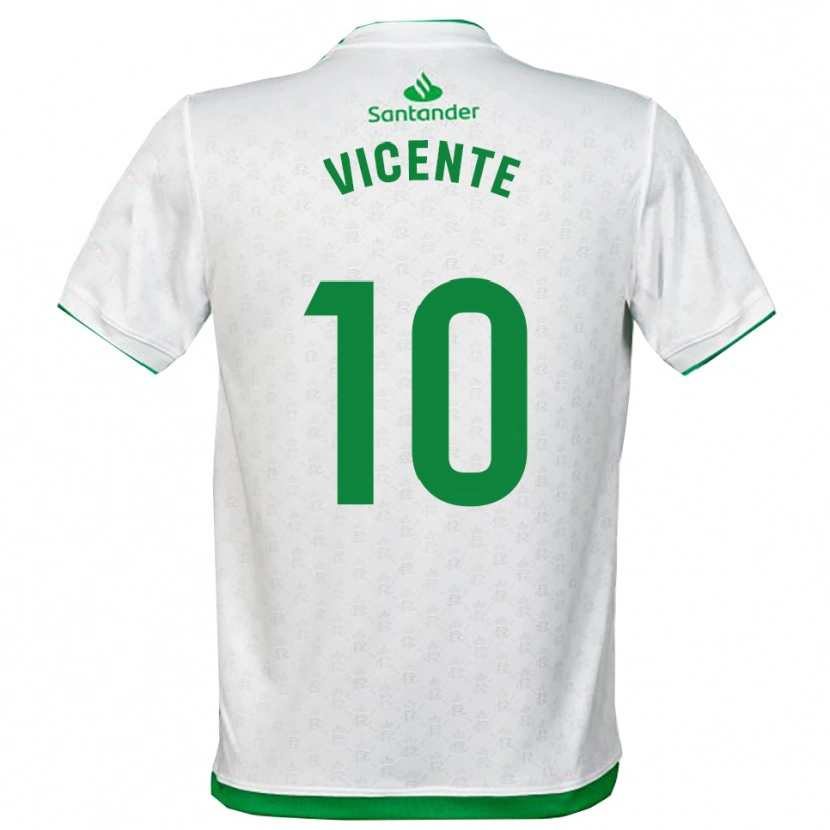 Danxen Uomo Maglia Iñigo Vicente #10 Verde Bianco Kit Gara Home 2025/26 Maglietta