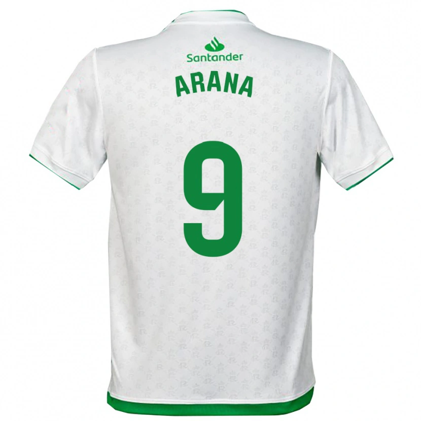 Danxen Uomo Maglia Juan Carlos Arana #9 Verde Bianco Kit Gara Home 2025/26 Maglietta