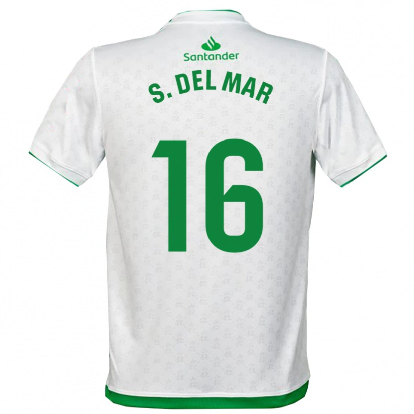 Danxen Uomo Maglia Sonia Del Mar Perlaza Urquijo #16 Verde Bianco Kit Gara Home 2025/26 Maglietta