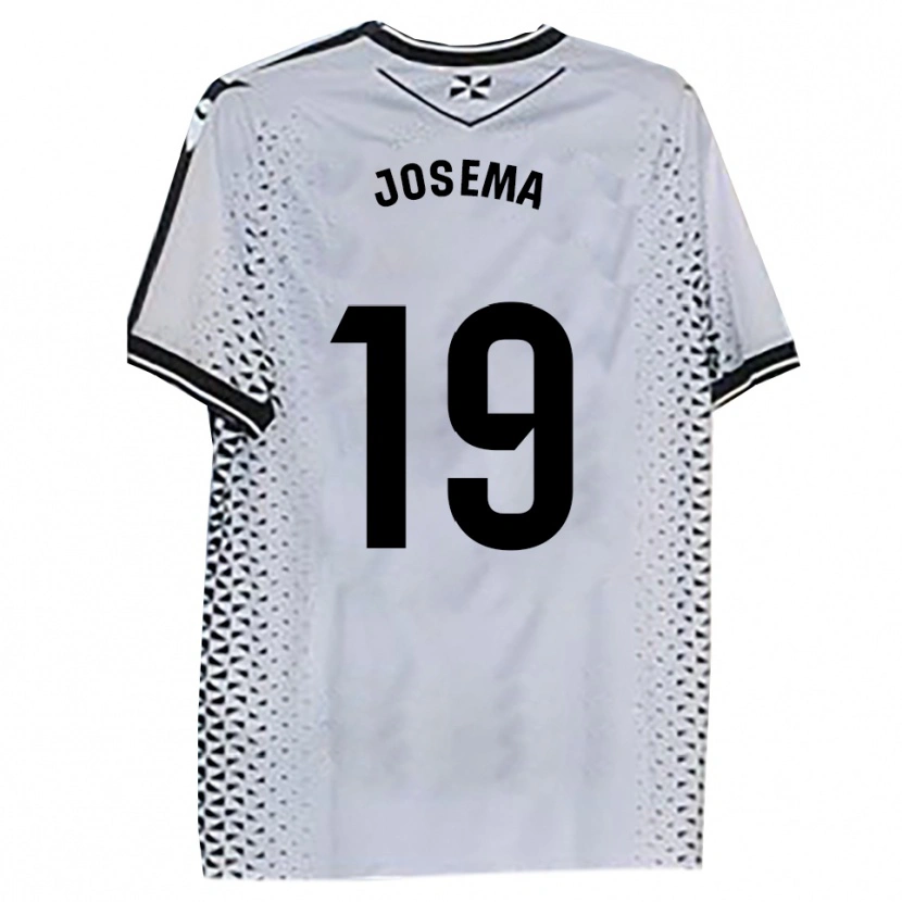 Danxen Uomo Maglia Josema #19 Bianco Nero Kit Gara Home 2025/26 Maglietta
