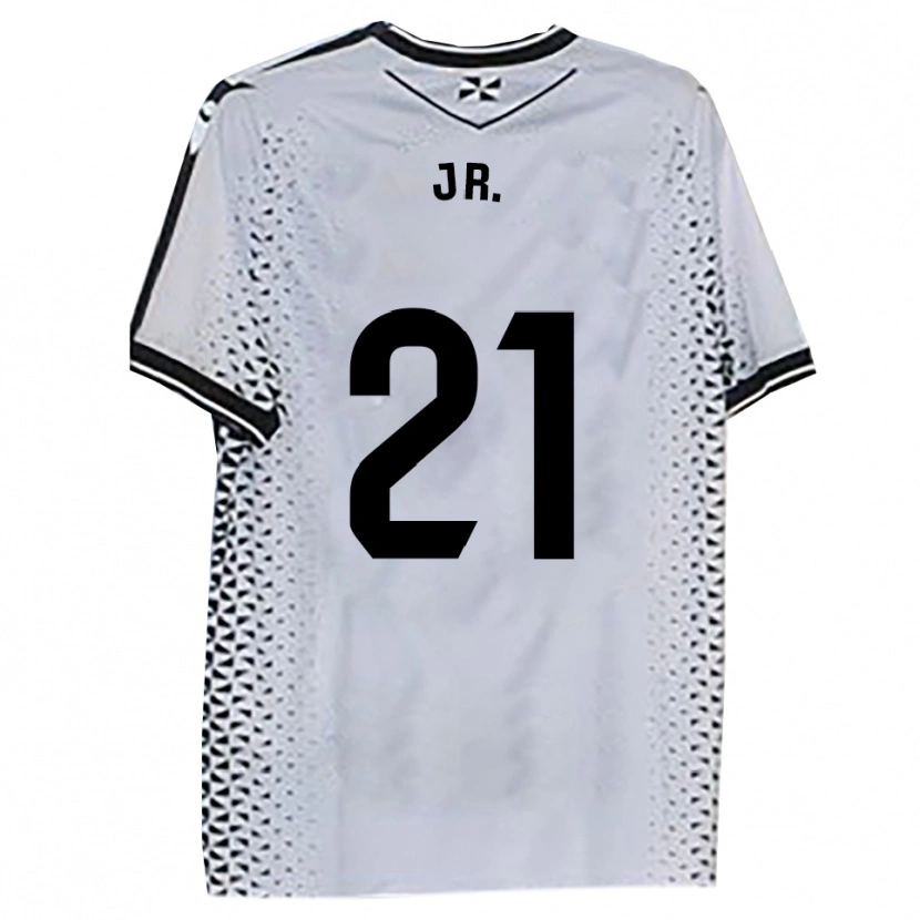 Danxen Uomo Maglia Douglas Jr. #21 Bianco Nero Kit Gara Home 2025/26 Maglietta