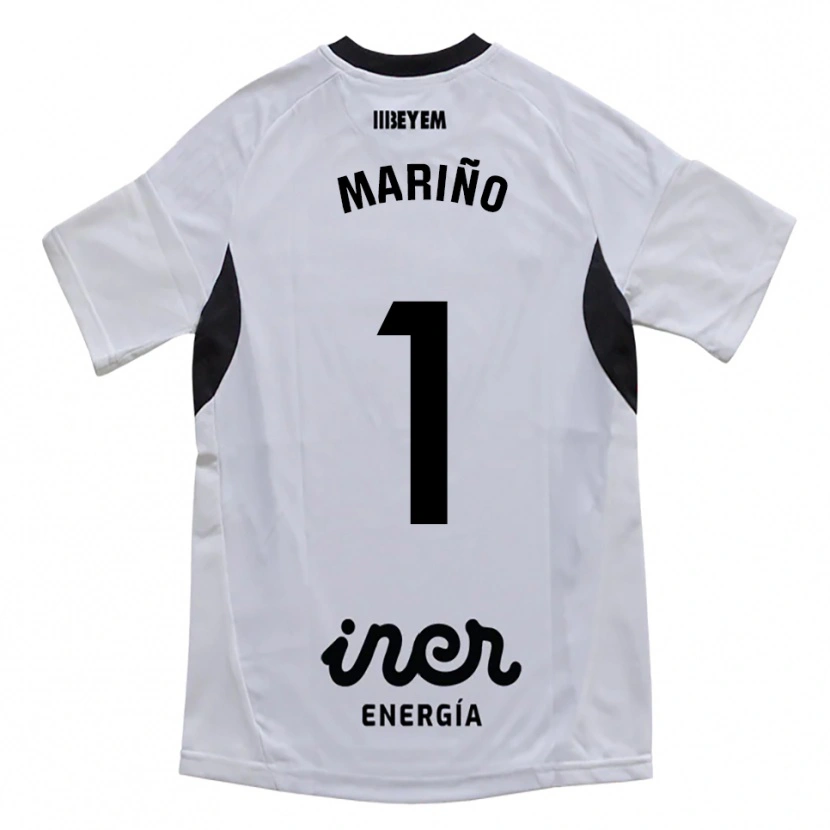 Danxen Uomo Maglia Diego Mariño #1 Bianco Viola Kit Gara Home 2025/26 Maglietta