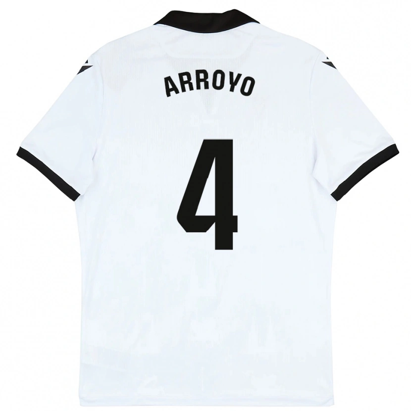Danxen Uomo Maglia Anderson Arroyo #4 Bianco Nero Kit Gara Home 2025/26 Maglietta