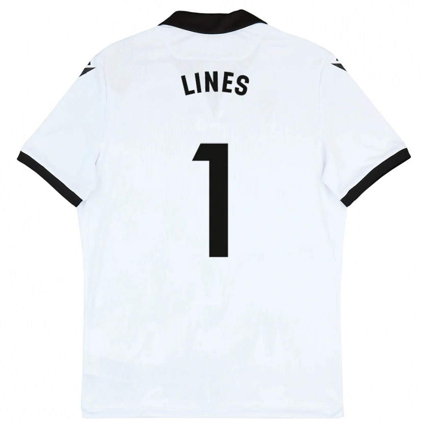 Danxen Uomo Maglia Laura Inés Aguilar #1 Bianco Nero Kit Gara Home 2025/26 Maglietta