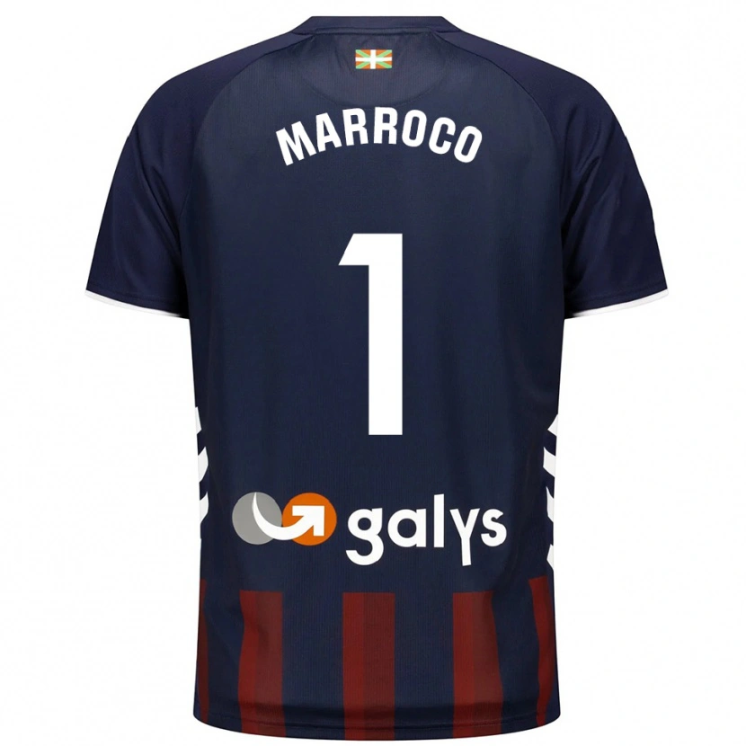 Danxen Uomo Maglia Marc Marroco #1 Blu Scuro Rosso Kit Gara Home 2025/26 Maglietta
