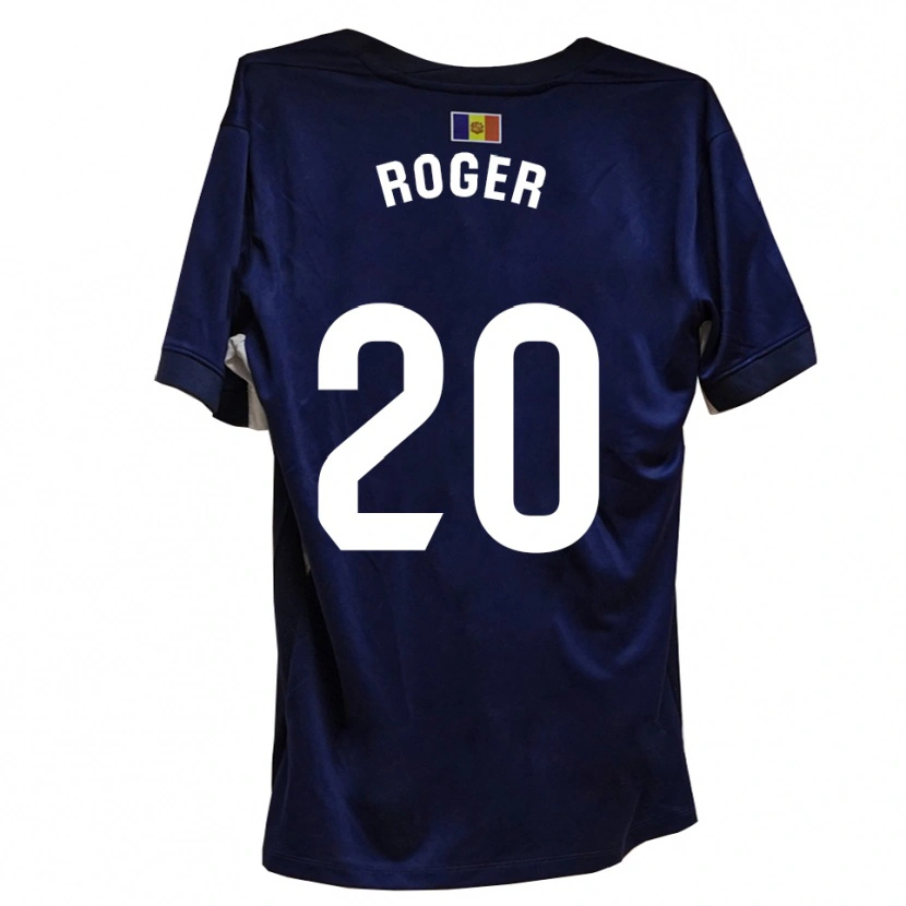 Danxen Uomo Maglia Roger #20 Blu Navy Bianco Kit Gara Home 2025/26 Maglietta