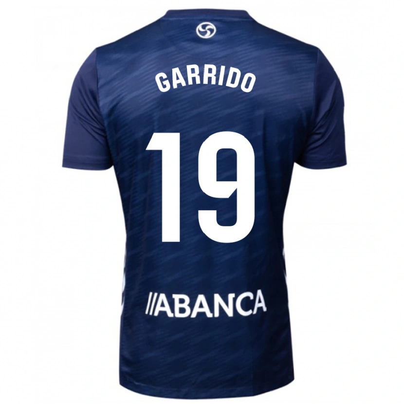 Danxen Uomo Maglia Manu Garrido #19 Blu Scuro Bianco Kit Gara Away 2025/26 Maglietta