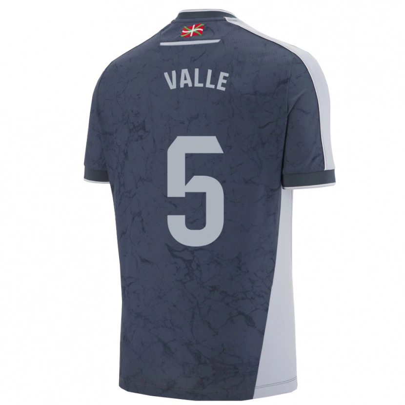 Danxen Uomo Maglia Maria Valle #5 Blu Scuro Bianco Kit Gara Away 2025/26 Maglietta