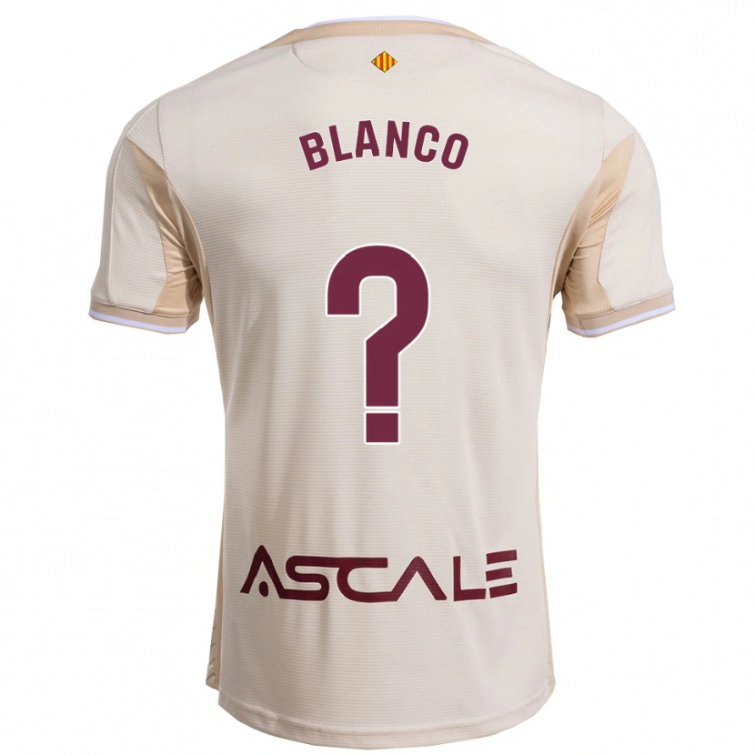 Danxen Uomo Maglia Alexia Blanco #0 Bianco Sporco Borgogna Kit Gara Away 2025/26 Maglietta
