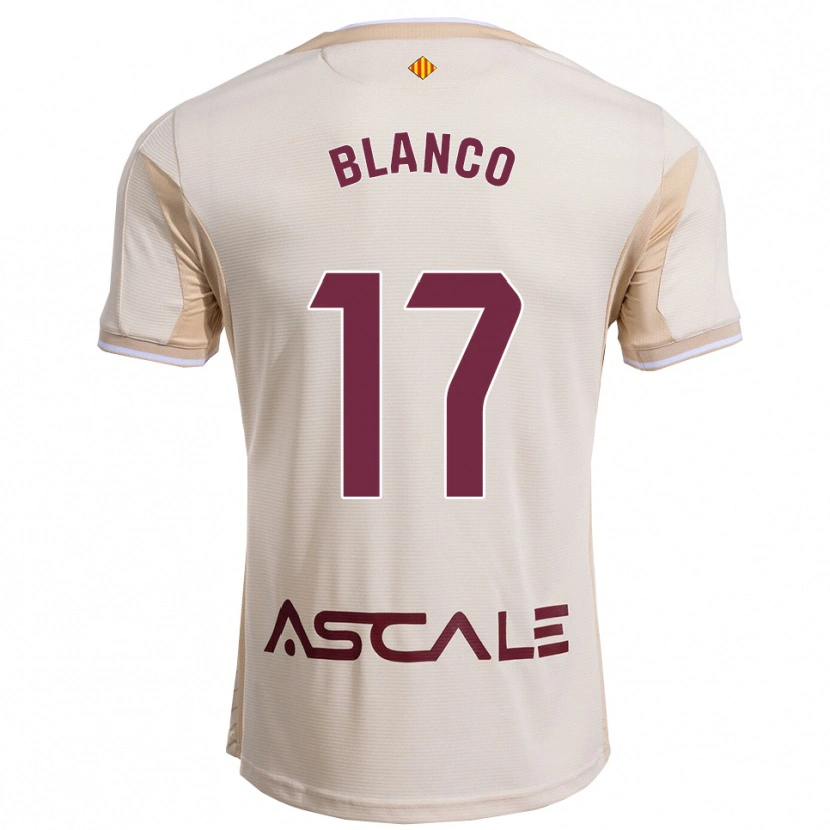 Danxen Uomo Maglia Fabio Blanco #17 Bianco Sporco Borgogna Kit Gara Away 2025/26 Maglietta