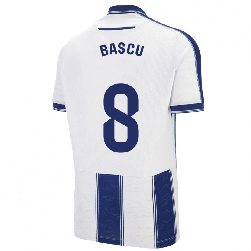 Danxen Uomo Maglia Ainhoa Estevez Bascuñan #8 Blu Scuro Bianco Kit Gara Away 2025/26 Maglietta