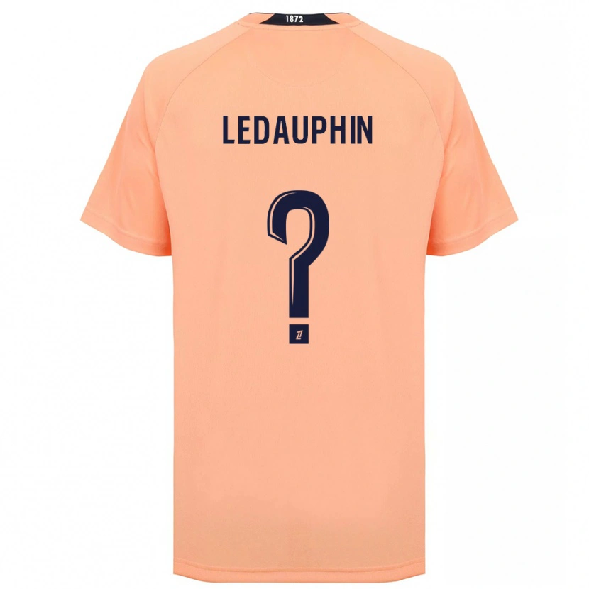 Danxen Uomo Maglia Léann Ledauphin #0 Arancione Blu Navy Kit Gara Away 2025/26 Maglietta