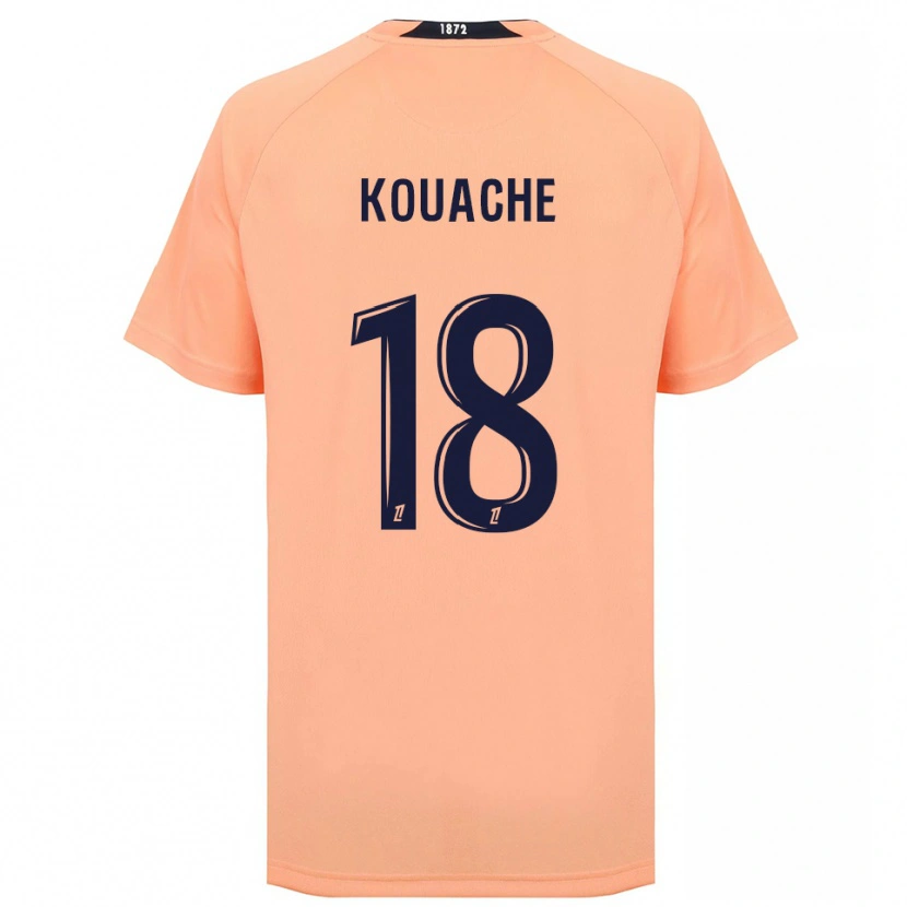 Danxen Uomo Maglia Éva Kouache #18 Arancione Blu Navy Kit Gara Away 2025/26 Maglietta