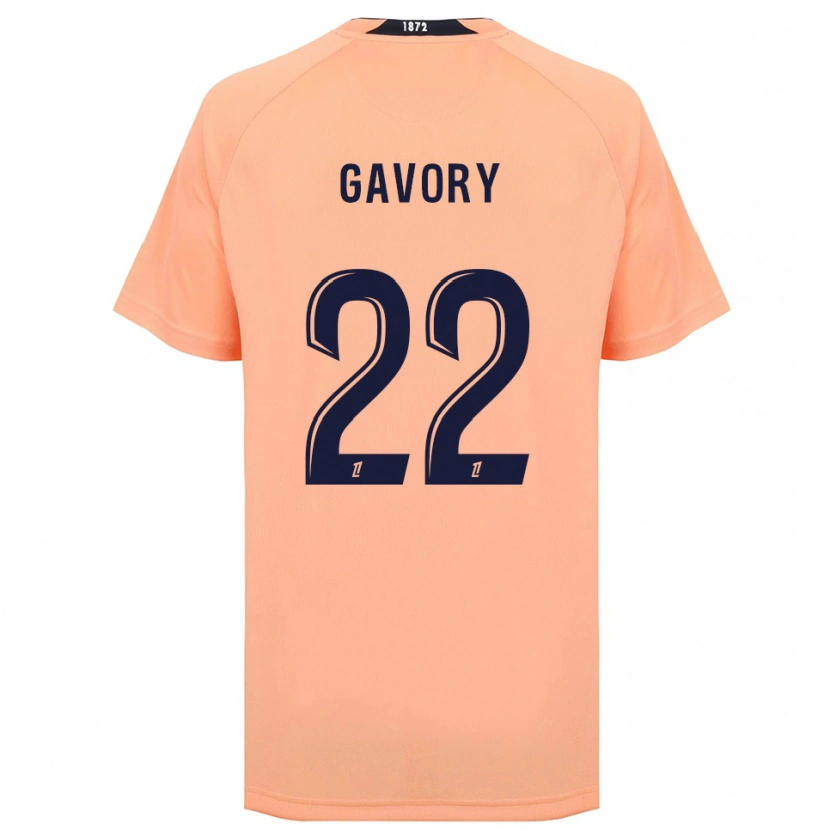 Danxen Uomo Maglia Christy Gavory #22 Arancione Blu Navy Kit Gara Away 2025/26 Maglietta
