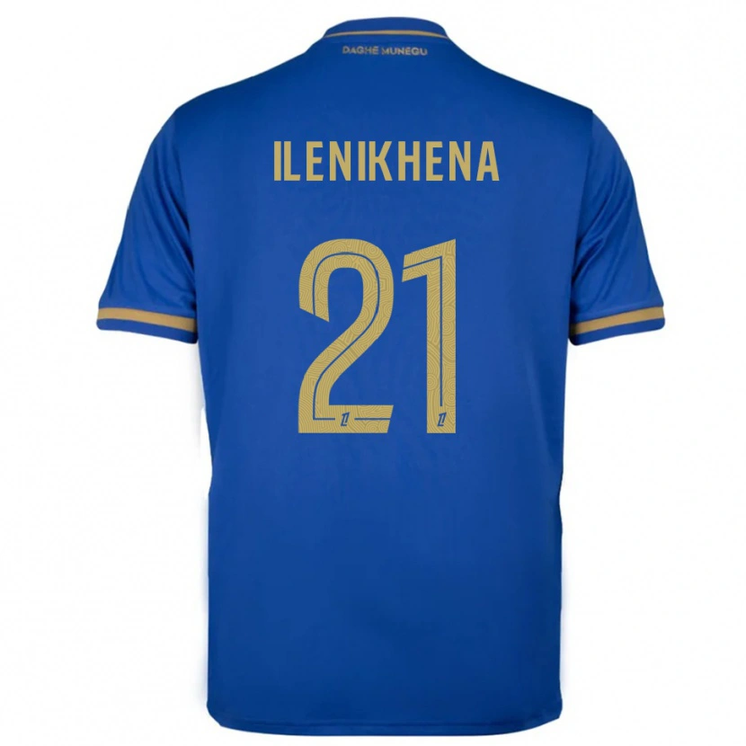Danxen Uomo Maglia George Ilenikhena #21 Blu Oro Kit Gara Away 2025/26 Maglietta