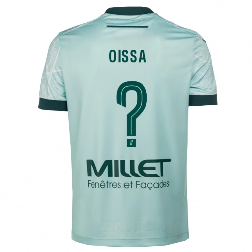 Danxen Uomo Maglia Zohir Oissa #0 Verde Bianco Kit Gara Away 2025/26 Maglietta