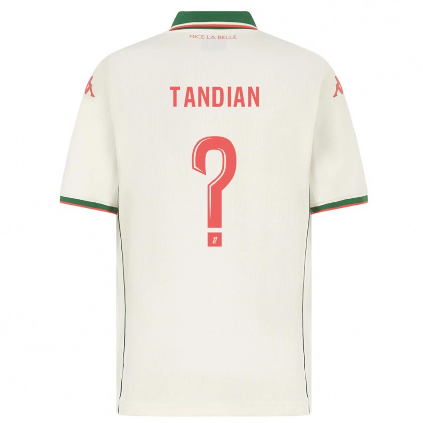Danxen Uomo Maglia Elage Tandian #0 Bianco Verde Kit Gara Away 2025/26 Maglietta