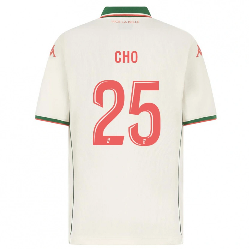 Danxen Uomo Maglia Mohamed-Ali Cho #25 Bianco Verde Kit Gara Away 2025/26 Maglietta