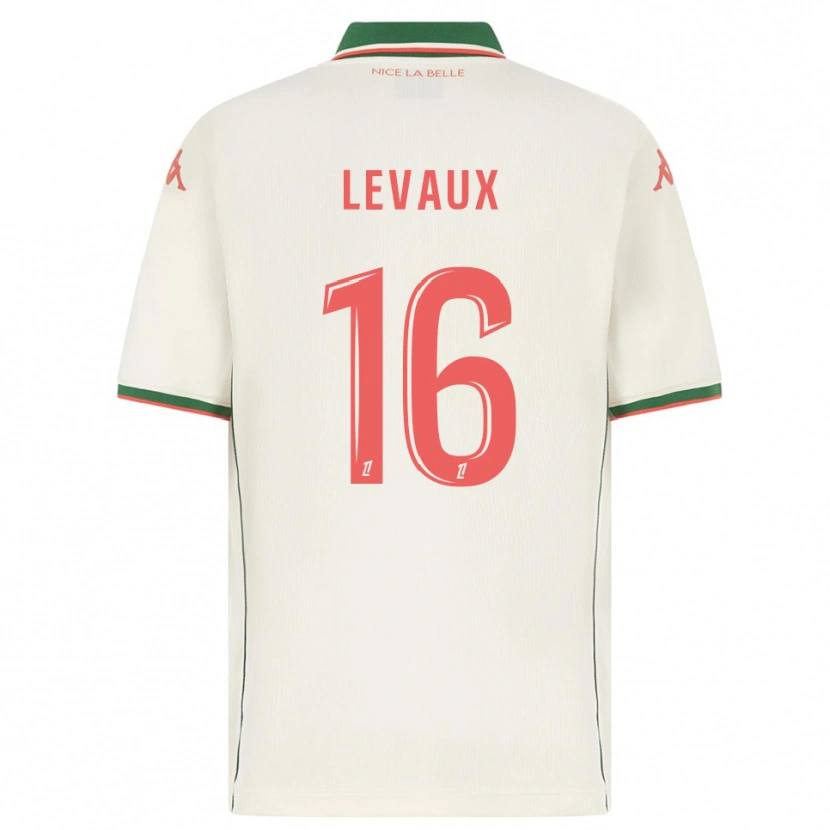 Danxen Uomo Maglia Lana Levaux #16 Bianco Verde Kit Gara Away 2025/26 Maglietta