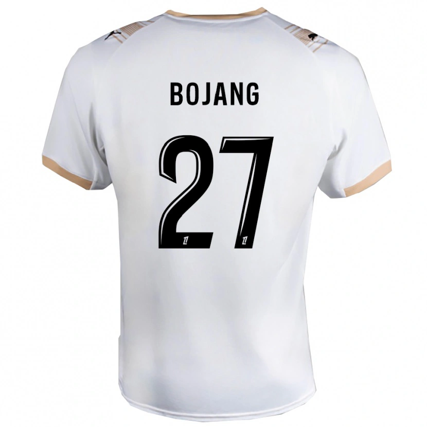 Danxen Uomo Maglia Adama Bojang #27 Bianco Nero Kit Gara Away 2025/26 Maglietta