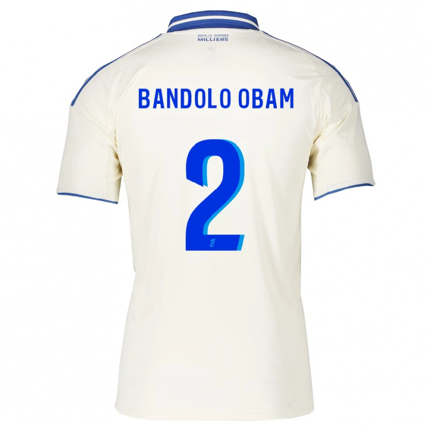 Danxen Uomo Maglia Randy Bandolo Obam #2 Champagne Blu Kit Gara Away 2025/26 Maglietta