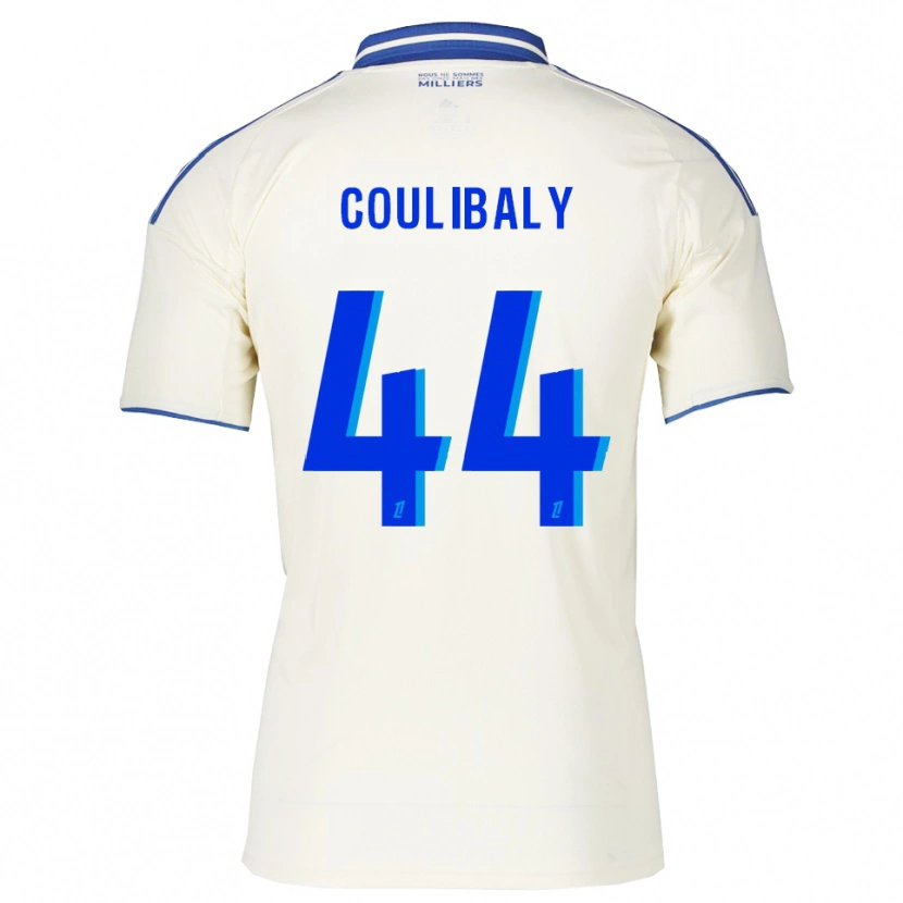 Danxen Uomo Maglia Soumaïla Coulibaly #44 Champagne Blu Kit Gara Away 2025/26 Maglietta