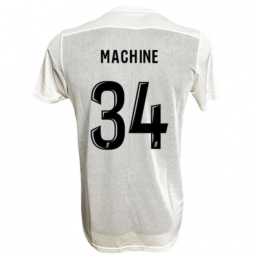 Danxen Uomo Maglia Lanroy Machine #34 Nero Bianco Kit Gara Away 2025/26 Maglietta