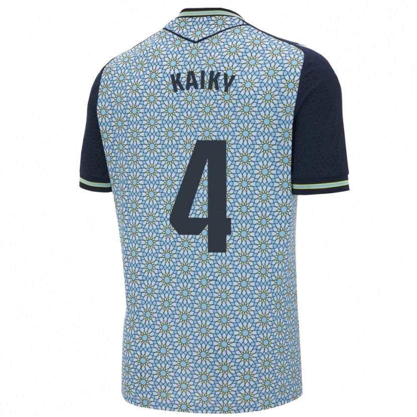 Danxen Uomo Maglia Kaiky #4 Blu Blu Scuro Kit Gara Away 2025/26 Maglietta