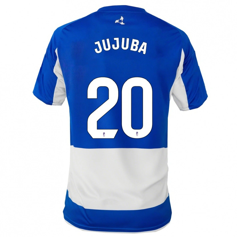 Danxen Uomo Maglia Juliana Cardozo Paulino #20 Blu Bianco Kit Gara Away 2025/26 Maglietta