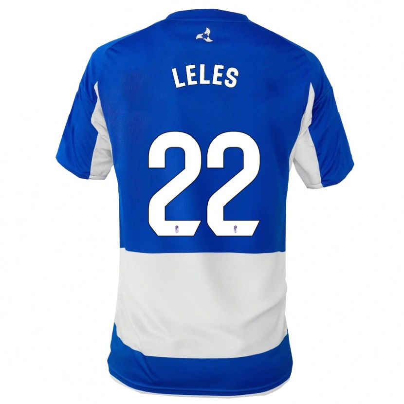 Danxen Uomo Maglia María Ángeles Carrión Egido #22 Blu Bianco Kit Gara Away 2025/26 Maglietta