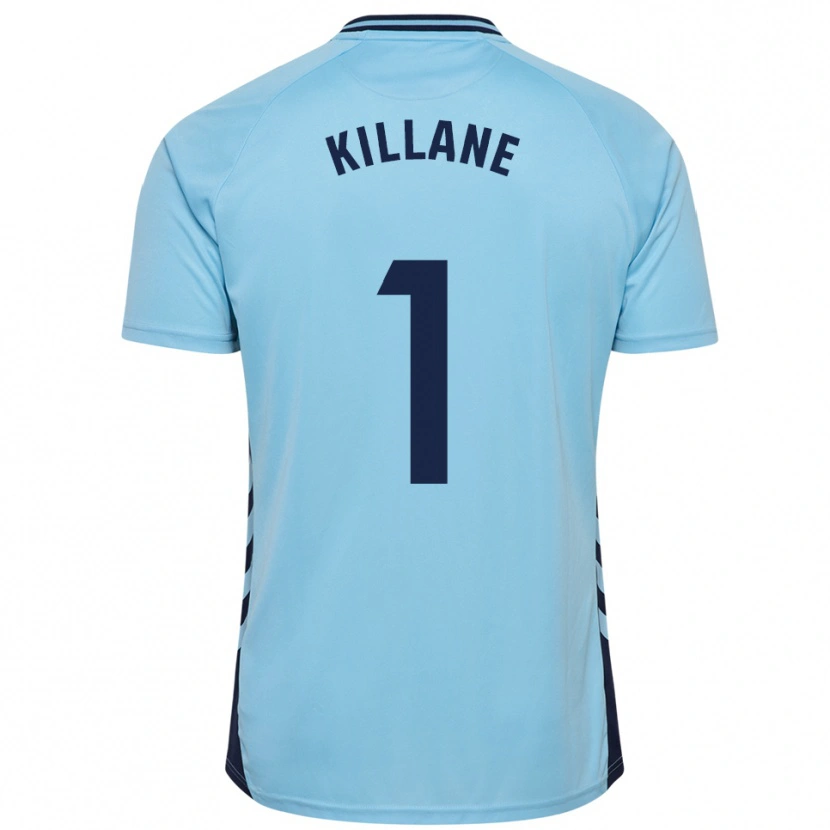 Danxen Uomo Maglia Álvaro Killane #1 Azzurro Kit Gara Away 2025/26 Maglietta