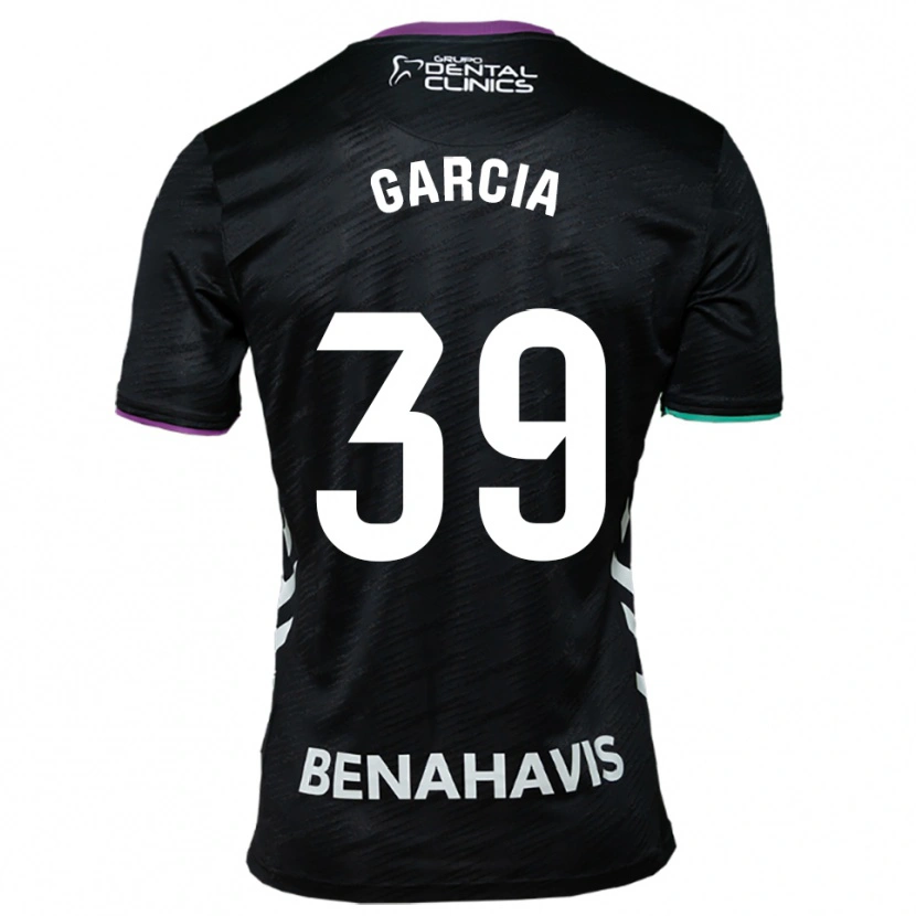 Danxen Uomo Maglia Claudia García #39 Nero Viola Verde Kit Gara Away 2025/26 Maglietta