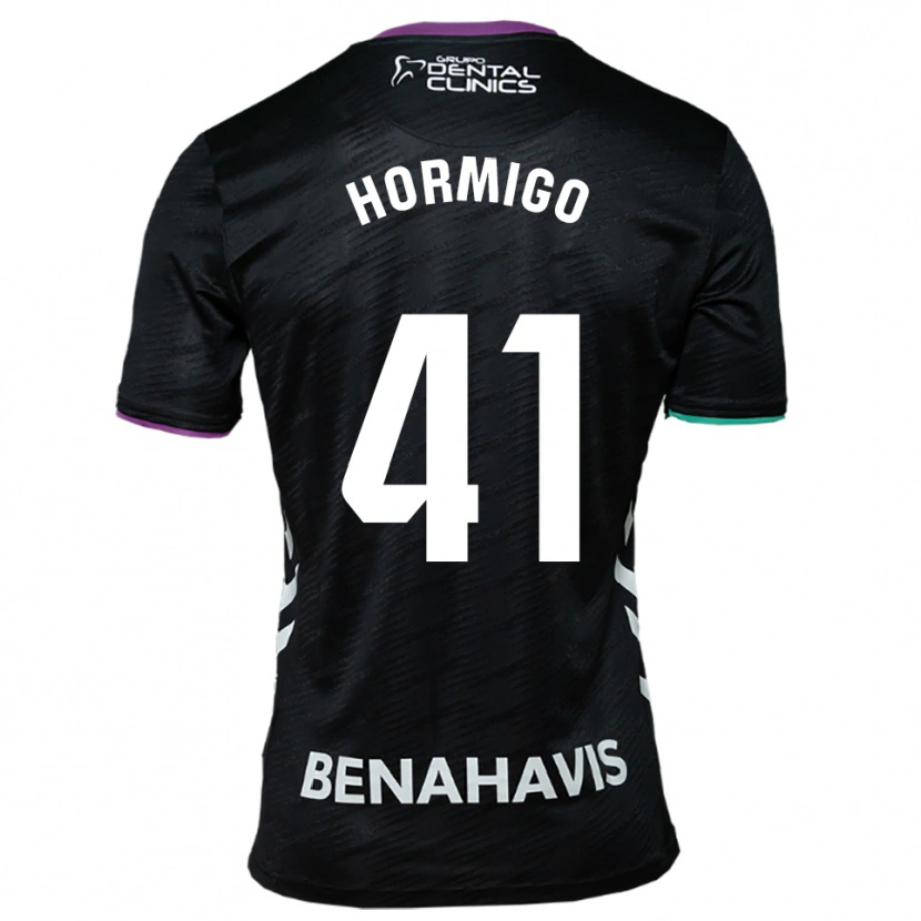 Danxen Uomo Maglia Cintia Hormigo #41 Nero Viola Verde Kit Gara Away 2025/26 Maglietta